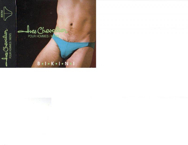 Men's bikini underwear, solid